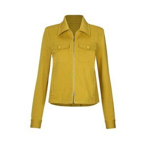 CAbi Touring Jacket Zip Front Jacket Stretchy Size MEDIUM NWOT